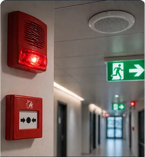 Fire alarm and evacuation systems