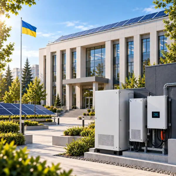 Сонячна електростанція та система резервного живлення для державної або муніципальної установи